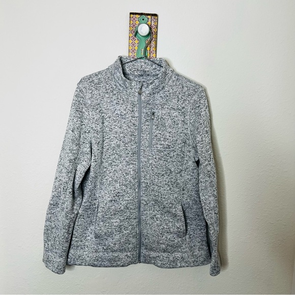 Marc New York Zip Up Heather Gray Utility Jacket - Picture 1 of 5